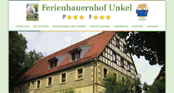 Desktop Screenshot of ferienbauernhof-unkel.de