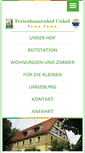 Mobile Screenshot of ferienbauernhof-unkel.de