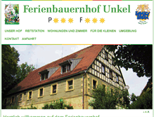 Tablet Screenshot of ferienbauernhof-unkel.de